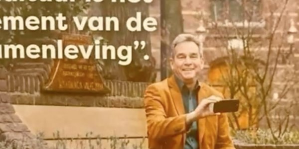 Foto: Raadslid Jos Peters: een mens tussen de mensen